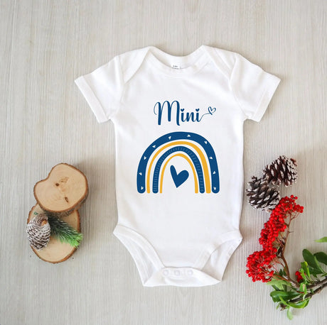 Lebonshirt - Body Bébé 100% Coton Bio - Maman Et Mini, Cadeau Nouveaux Parents, Liste De Naissance - L120523S01