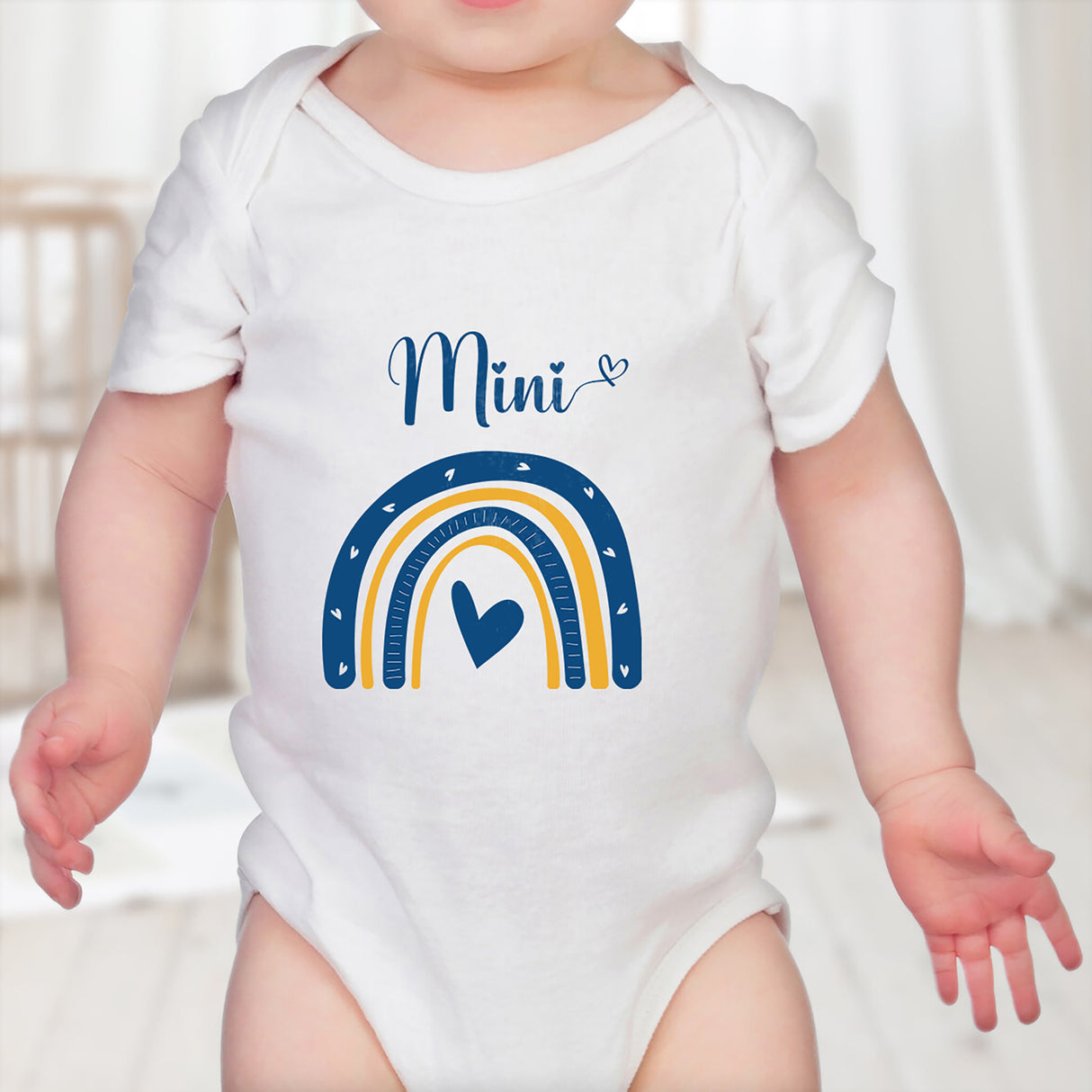 Lebonshirt - Body Bébé 100% Coton Bio - Maman Et Mini, Cadeau Nouveaux Parents, Liste De Naissance - L120523S01