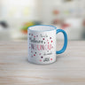 Lebonshirt - Mug Céramique Paranomique Personnalisé - Cadeau Nounou, Le Meilleur Nounou Du Monde - L060622S15 Bleu