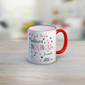 Lebonshirt - Mug Céramique Paranomique Personnalisé - Cadeau Nounou, Le Meilleur Nounou Du Monde - L060622S15 Rouge