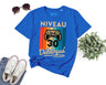 T-shirt Homme Niveau 30 Débloqué - Cadeau Parfait Anniversaire 30 Ans - L240522S01_30 Bleu