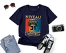 T-shirt Homme Niveau 31 Débloqué - Cadeau Parfait Anniversaire 31 Ans - L240522S01_31 Marine