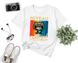 T-shirt Homme Niveau 32 Débloqué - Cadeau Parfait Anniversaire 32 Ans - L240522S01_32 Blanc