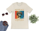 T-shirt Homme Niveau 34 Débloqué - Cadeau Parfait Anniversaire 34 Ans - L240522S01_34 Naturel