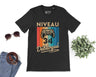 T-shirt Homme Niveau 34 Débloqué - Cadeau Parfait Anniversaire 34 Ans - L240522S01_34 Noir