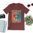 T-shirt Homme Niveau 37 Débloqué - Cadeau Parfait Anniversaire 37 Ans - L240522S01_37 Bordeaux