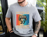 T-shirt Homme Niveau 37 Débloqué - Cadeau Parfait Anniversaire 37 Ans - L240522S01_37