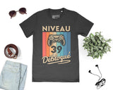 T-shirt Homme Niveau 39 Débloqué - Cadeau Parfait Anniversaire 39 Ans - L240522S01_39 Noir