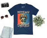 T-shirt Homme Niveau 40 Débloqué - Cadeau Parfait Anniversaire 40 Ans - L240522S01_40 Bleu