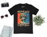 T-shirt Homme Niveau 40 Débloqué - Cadeau Parfait Anniversaire 40 Ans - L240522S01_40 Noir