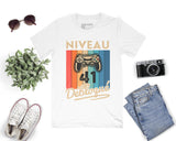 T-shirt Homme Niveau 41 Débloqué - Cadeau Parfait Anniversaire 41 Ans - L240522S01_41 Blanc