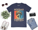 T-shirt Homme Niveau 41 Débloqué - Cadeau Parfait Anniversaire 41 Ans - L240522S01_41 Marine