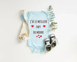 Lebonshirt Body Bébé Coton BIO - J'ai Le Meilleur Papy Du Monde - L020622S19 Bleu