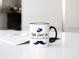 Lebonshirt Mug Céramique Personnalisé - Papi Cheri - L100623S01 Noir