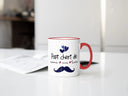 Lebonshirt Mug Céramique Personnalisé - Papi Cheri - L100623S01 Rouge