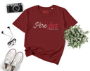 Lebonshirt T-shirt Homme Premium Coton Bio - Pèrefect Depuis 2023 - Cadeau Humour Papa - L090623S01 Bordeaux