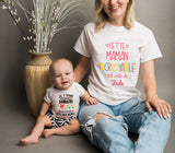 Lebonshirt® Body Bébé Personnalisé 100% Coton Bio - Je T'aime Tellement Maman, Bonne Première Fête Des Mères - L140522S04 Maman Et Bébé