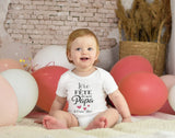 Lebonshirt® Body Bébé Personnalisé 100% Coton Bio - Première Fête De Mon Papa, Cadeau Personnalisé Bébé - L270522S37 Bébé