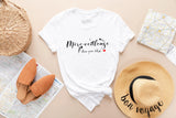 Lebonshirt® T-shirt Premium Femme En Coton Bio - Cadeau Personnalisé Anniversaire Maman, Fête Des Mères, Mère-veilleuse - L290423S01 Blanc