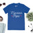 Lebonshirt® T-shirt Premium Homme En Coton Bio - Monsieur Papa - L270522S29 Bleu