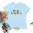 T-shirt Enfant Premium 100% Coton BIO - Futur Grand Frère, Annonce Grossesse - L040823S01 Bleu