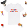 T-shirt Enfant Premium 100% Coton BIO - Future Grande Soeur, Annonce Grossesse - L040823S02 Blanc