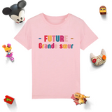 T-shirt Enfant Premium 100% Coton BIO - Future Grande Soeur, Annonce Grossesse - L040823S02 Rose