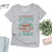 T-shirt Femme Premium - Les Voitures Bougent Le Corps, Camping Cars Font Bouger L'âme - L270723S03 Gris