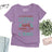 T-shirt Femme Premium - Les Voitures Bougent Le Corps, Camping Cars Font Bouger L'âme - L270723S03 Lavande