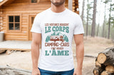 T-shirt Homme Premium - Les Voitures Bougent Le Corps, Camping Cars Font Bouger L'âme - L270723S03