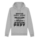 Sweat À Capuche BIO - Papy - Super Héro Qui Ne Porte Pas De Masque, Cadeau Papy - L300522S36