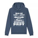 Sweat À Capuche BIO - Papy - Super Héro Qui Ne Porte Pas De Masque, Cadeau Papy - L300522S36