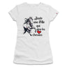 Lebonshirt T-shirt Femme Made In France Juste Une Fille Qui Aime Les Chevaux - L060422S17