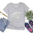 Lebonshirt Créez Votre Propre T-Shirt Premium Personnalisé Avec Photo Imprimée - T-shirt Femme - 100% Coton BIO Gris