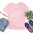 Lebonshirt Créez Votre Propre T-Shirt Premium Personnalisé Avec Photo Imprimée - T-shirt Femme - 100% Coton BIO Rose