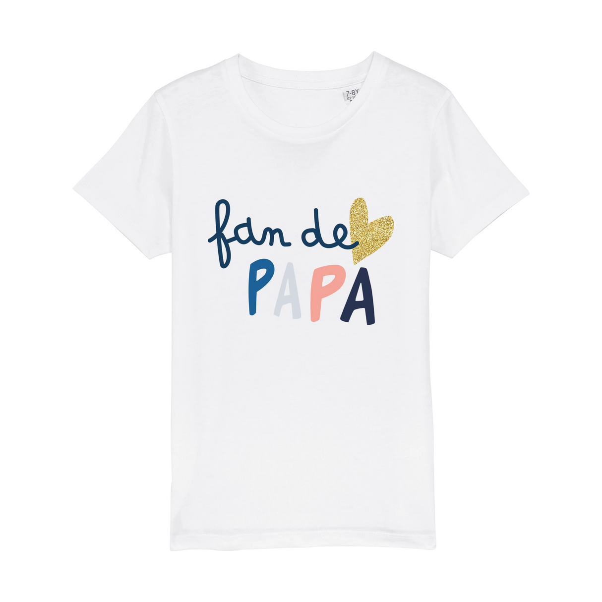 T-shirt Enfant 100% Coton Bio Lebonshirt - Fan De Papa - L270522S28