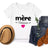 Lebonshirt T-shirt Premium 100% Coton Bio Femme - Mère Veilleuse - Blanc