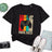 Lebonshirt® T-shirt Premium Homme 100% Coton Bio - Level Up Papa 2023 - Cadeau Humour Papa Gamer - Noir