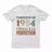 Lebonshirt T-shirt Premium Homme, Cadeau Aniversaire 1954 Fabriqué En 1954 Vieilli A La Perfection Blanc