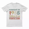 Lebonshirt T-shirt Premium Homme, Cadeau Aniversaire 1955 Fabriqué En 1955 Vieilli A La Perfection Blanc