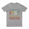 Lebonshirt T-shirt Premium Homme, Cadeau Aniversaire 1957 Fabriqué En 1957 Vieilli A La Perfection Gris