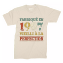Lebonshirt T-shirt Premium Homme, Cadeau Aniversaire 1967 Fabriqué En 1967 Vieilli A La Perfection Naturel