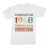 Lebonshirt T-shirt Premium Homme, Cadeau Aniversaire 1968 Fabriqué En 1968 Vieilli A La Perfection Blanc