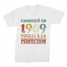 Lebonshirt T-shirt Premium Homme, Cadeau Aniversaire 1969 Fabriqué En 1969 Vieilli A La Perfection Blanc