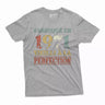 Lebonshirt T-shirt Premium Homme, Cadeau Aniversaire 1971 Fabriqué En 1971 Vieilli A La Perfection Gris