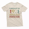 Lebonshirt T-shirt Premium Homme, Cadeau Aniversaire 1971 Fabriqué En 1971 Vieilli A La Perfection Naturel