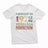 Lebonshirt T-shirt Premium Homme, Cadeau Aniversaire 1972 Fabriqué En 1972 Vieilli A La Perfection Blanc