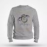 Lebonshirt® Créez Votre Propre Pull Personnalisé Avec Photo Imprimée Sweatshirt Premium Bio Unisexe Gris