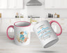 Lebonshirt® Mug Céramique Impression Panoramique Personnalisé - Future Maman, La Plus Belle, Le Plus Doux - L060522S28 - Rose