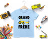 Lebonshirt® T-shirt Premium Enfant 100% Coton Bio - Grand Frère, Cadeau Nouveau Grand Frère - L270422S21